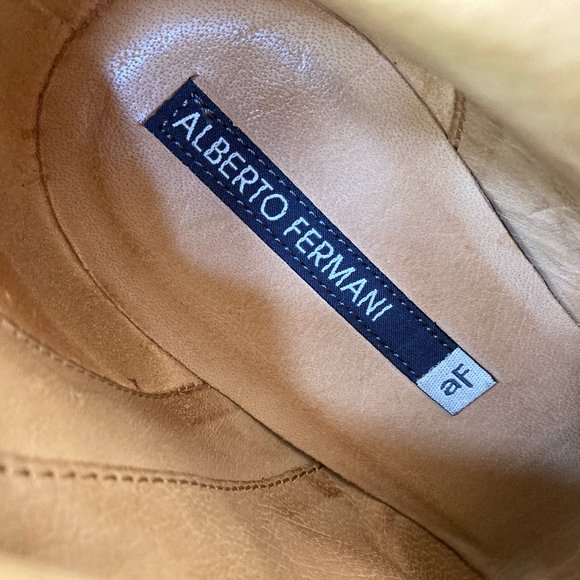 Alberto Fermani Grey Leather Ankle Boots - Picture 4 of 4